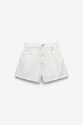 SHORT DENIM STRUCTURÉ