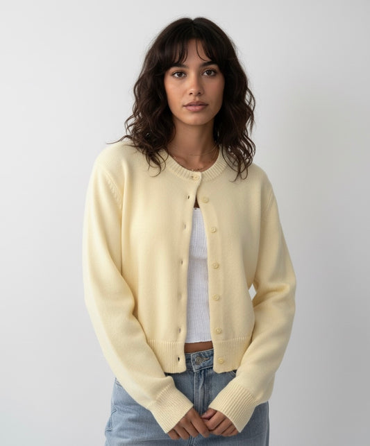 CARDIGAN COURT À BOUTONS