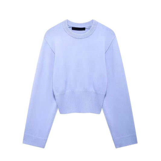 PULL CÔTELÉ À COUPE AJUSTÉE