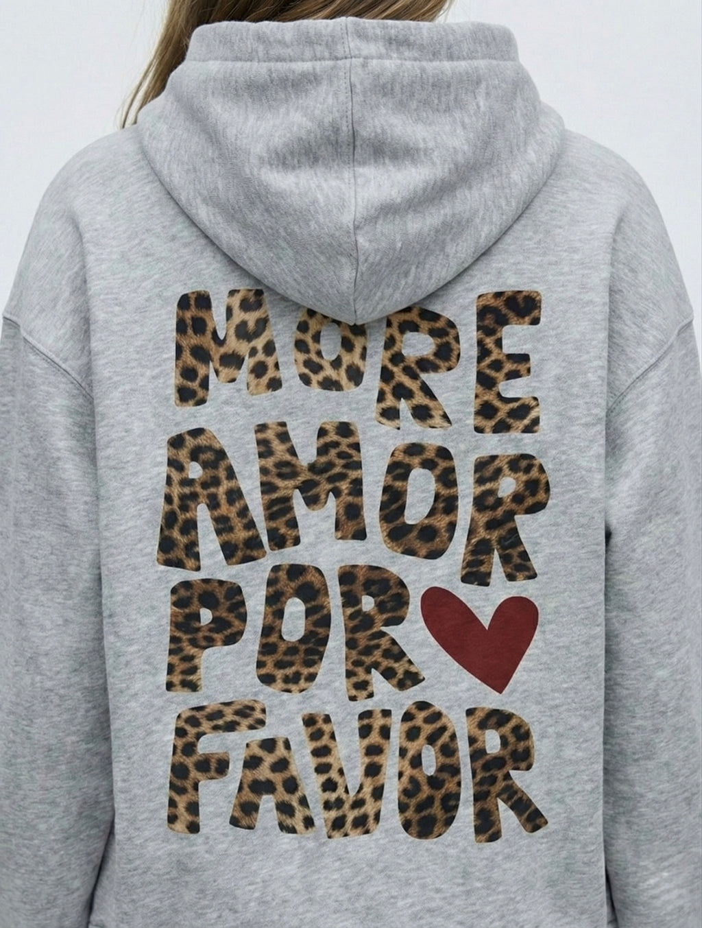 HOODIE IMPRIMÉ LÉOPARD