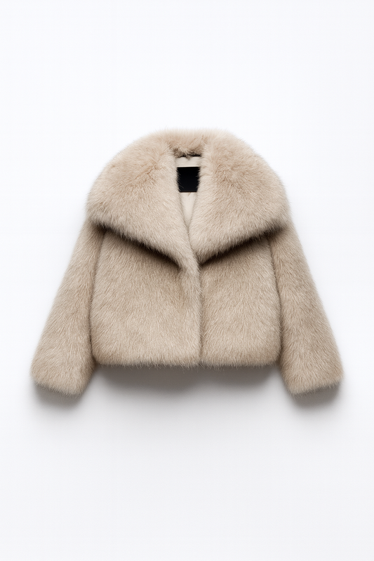 VESTE EFFET FOURRURE