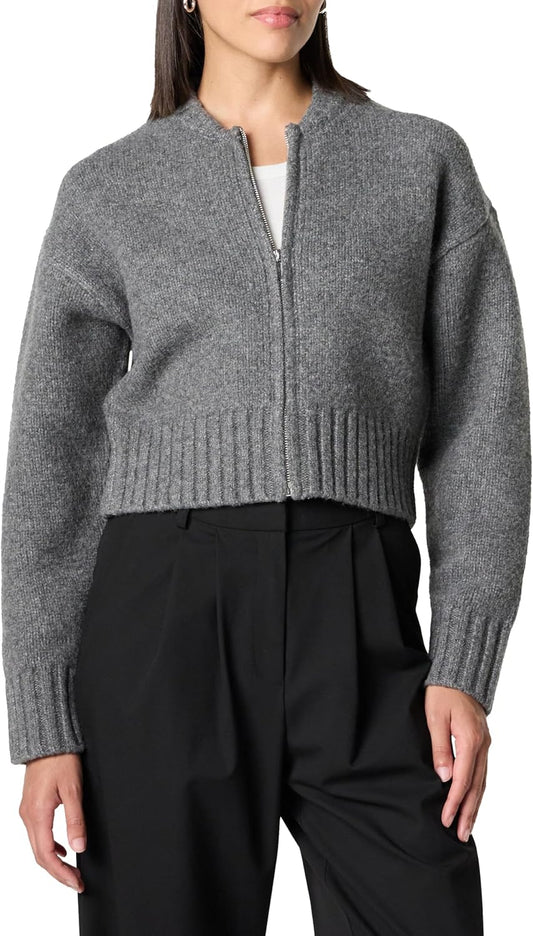 VESTE À COL ROND