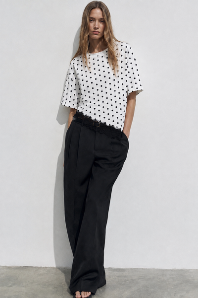 OVERSIZED POLKA DOT T-SHIRT