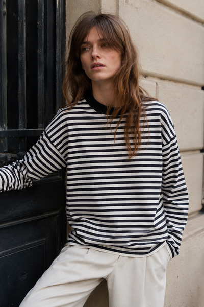T-SHIRT MANCHES LONGUES RAYÉ