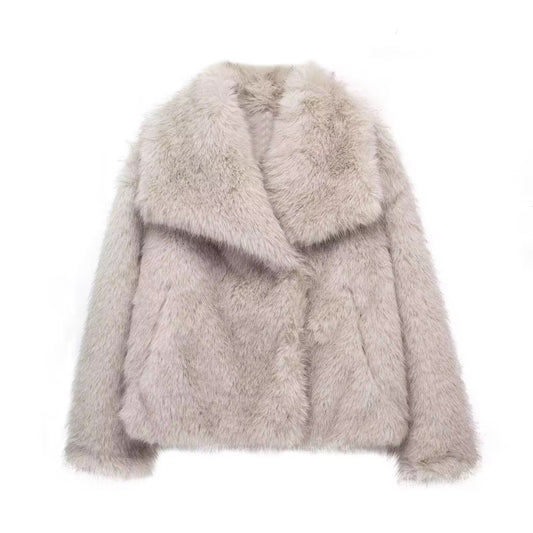 VESTE EFFET FOURRURE