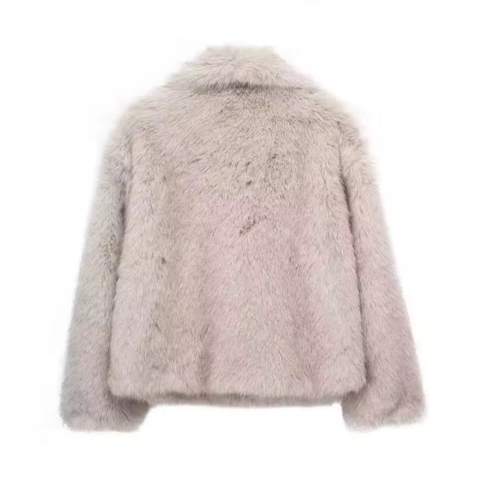 VESTE EFFET FOURRURE
