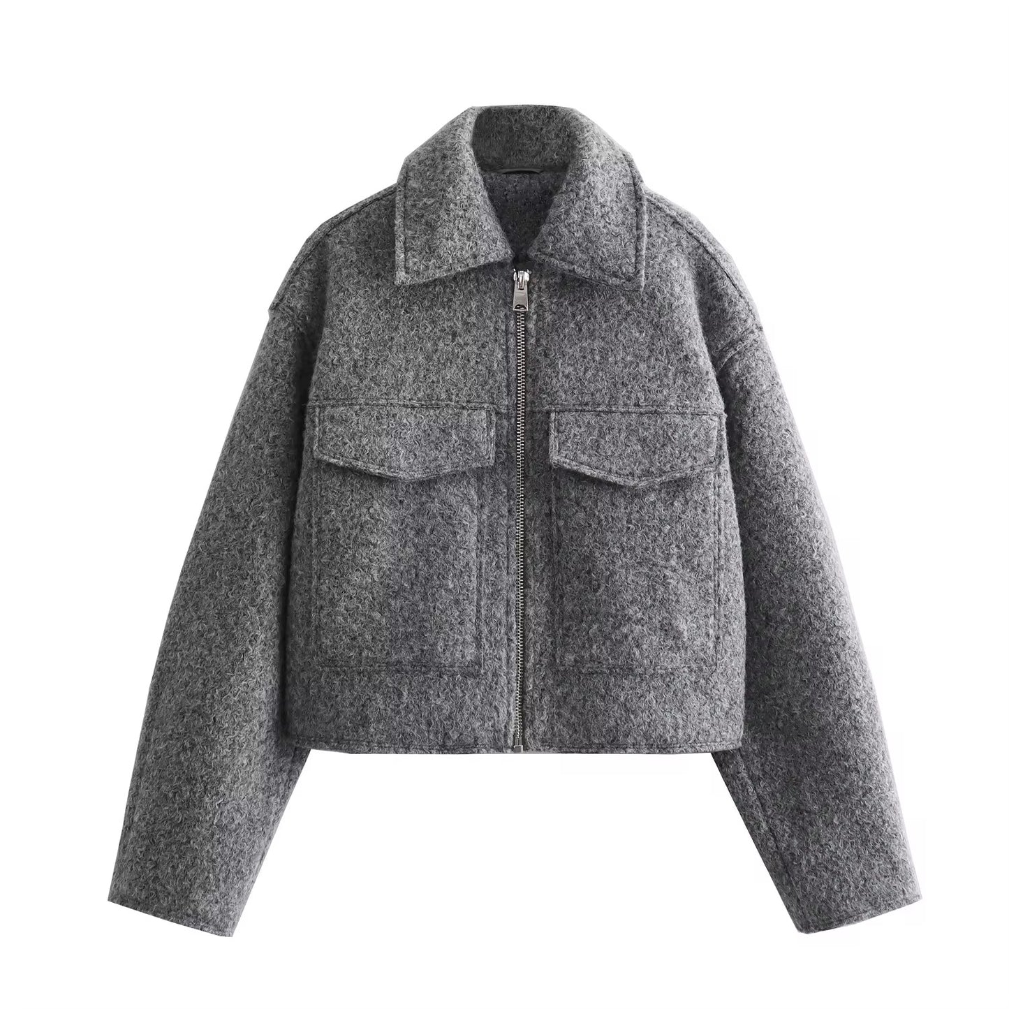 VESTE COURTE EN MAILLE