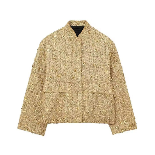 BLOUSON À PAILLETTES