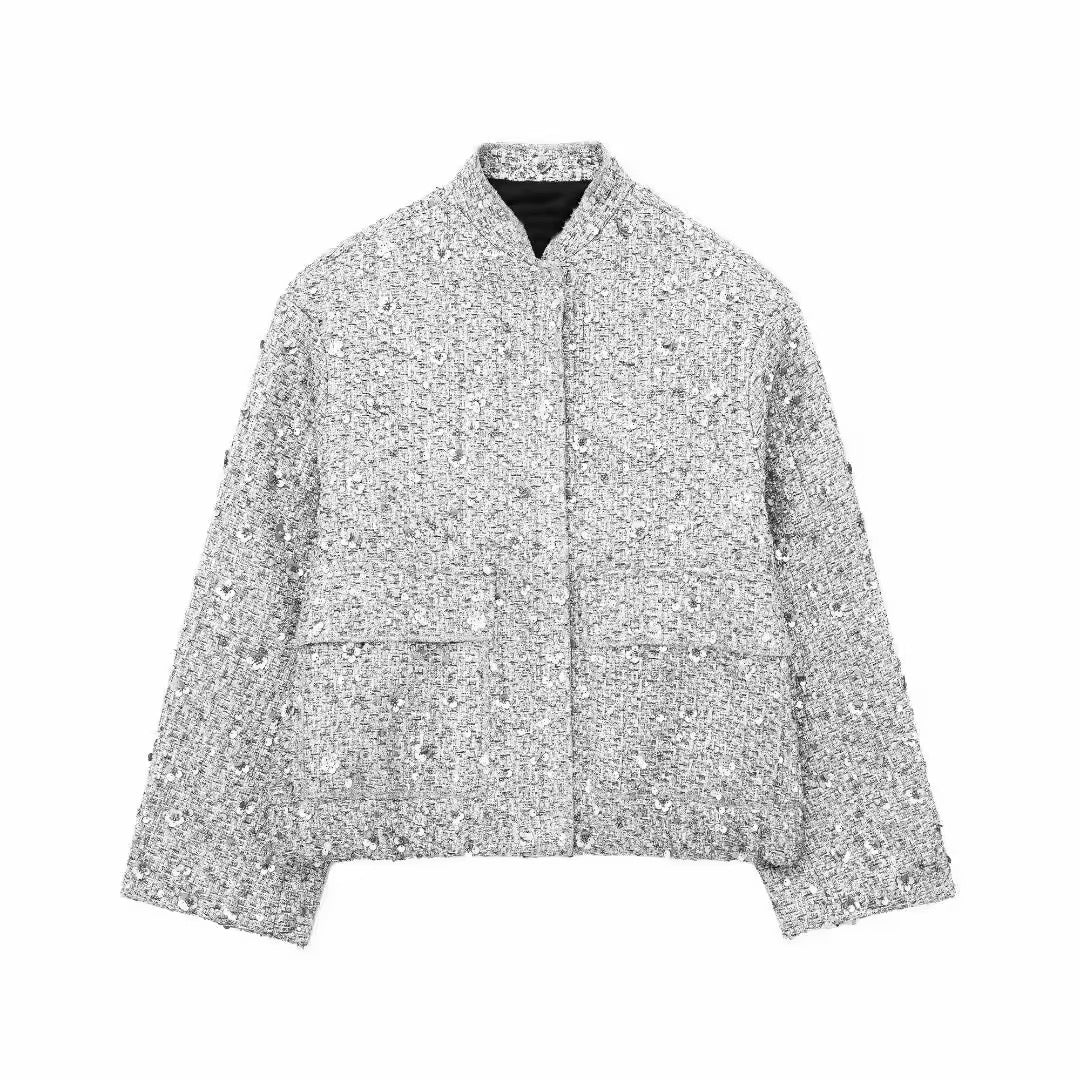 Embroidered sequined jacket - Women 