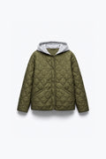 VESTE MATELASSÉE À CAPUCHE