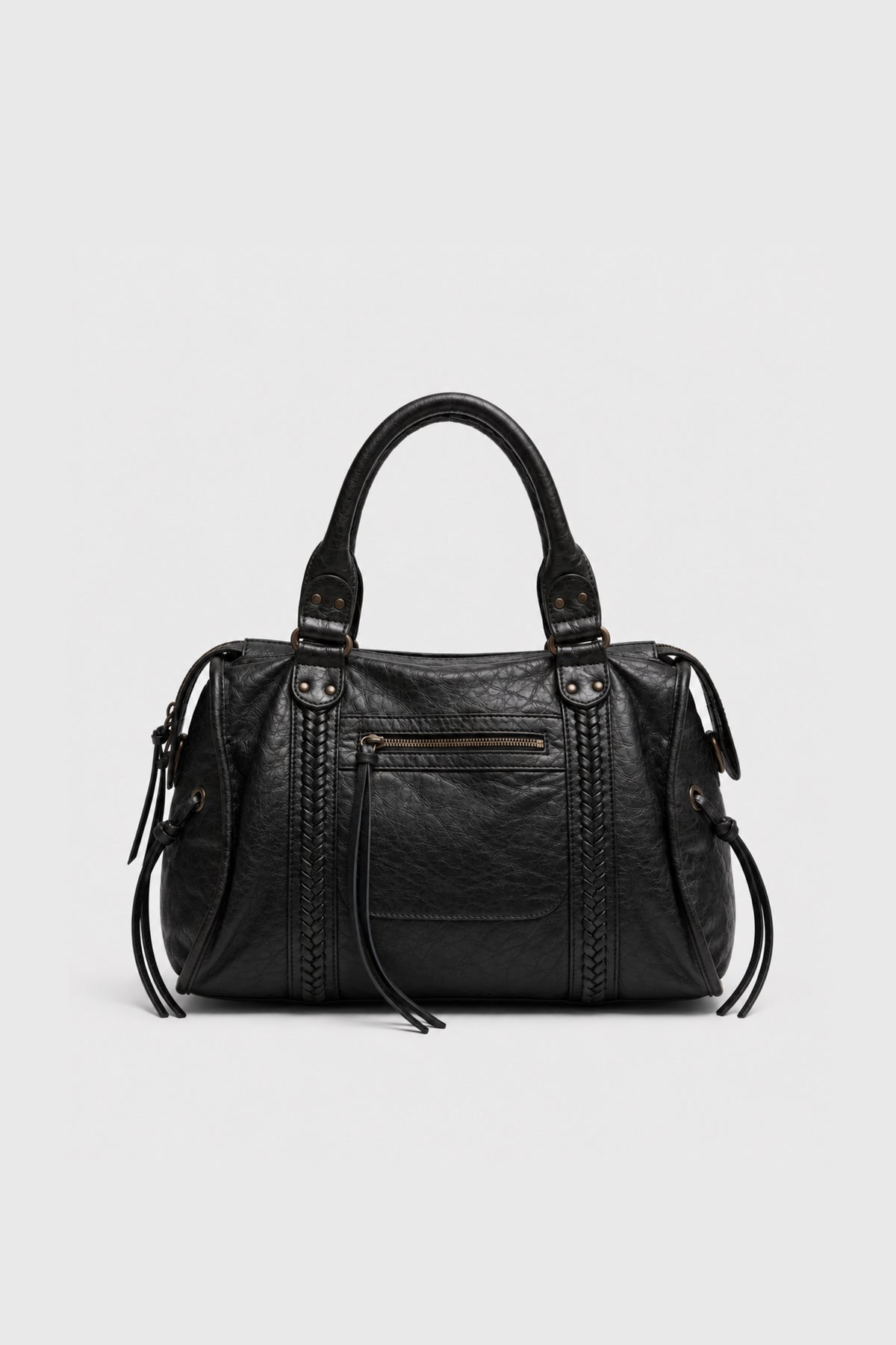 MOSSEN PU LEATHER HANDBAG