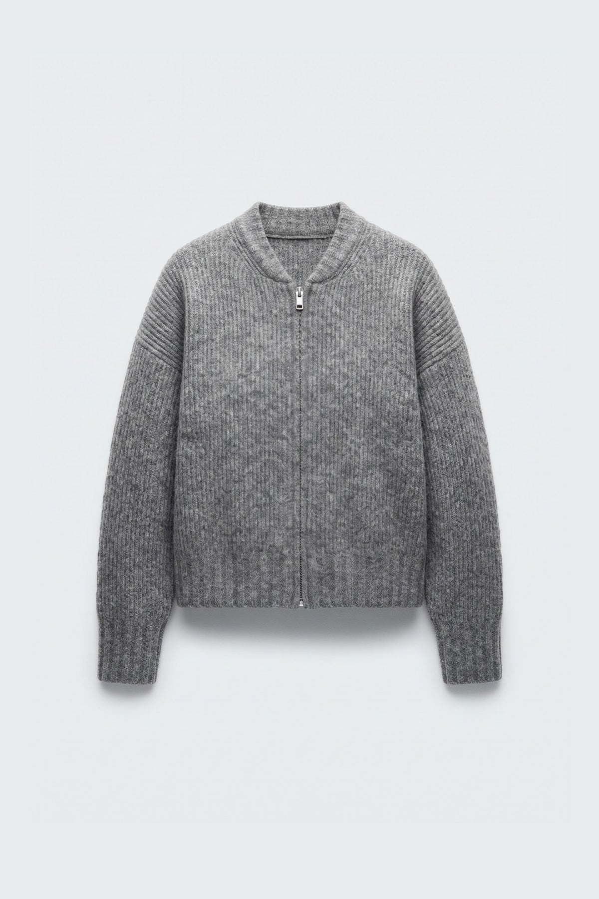 CARDIGAN ZIPPÉ EN MAILLE ÉPAISSE