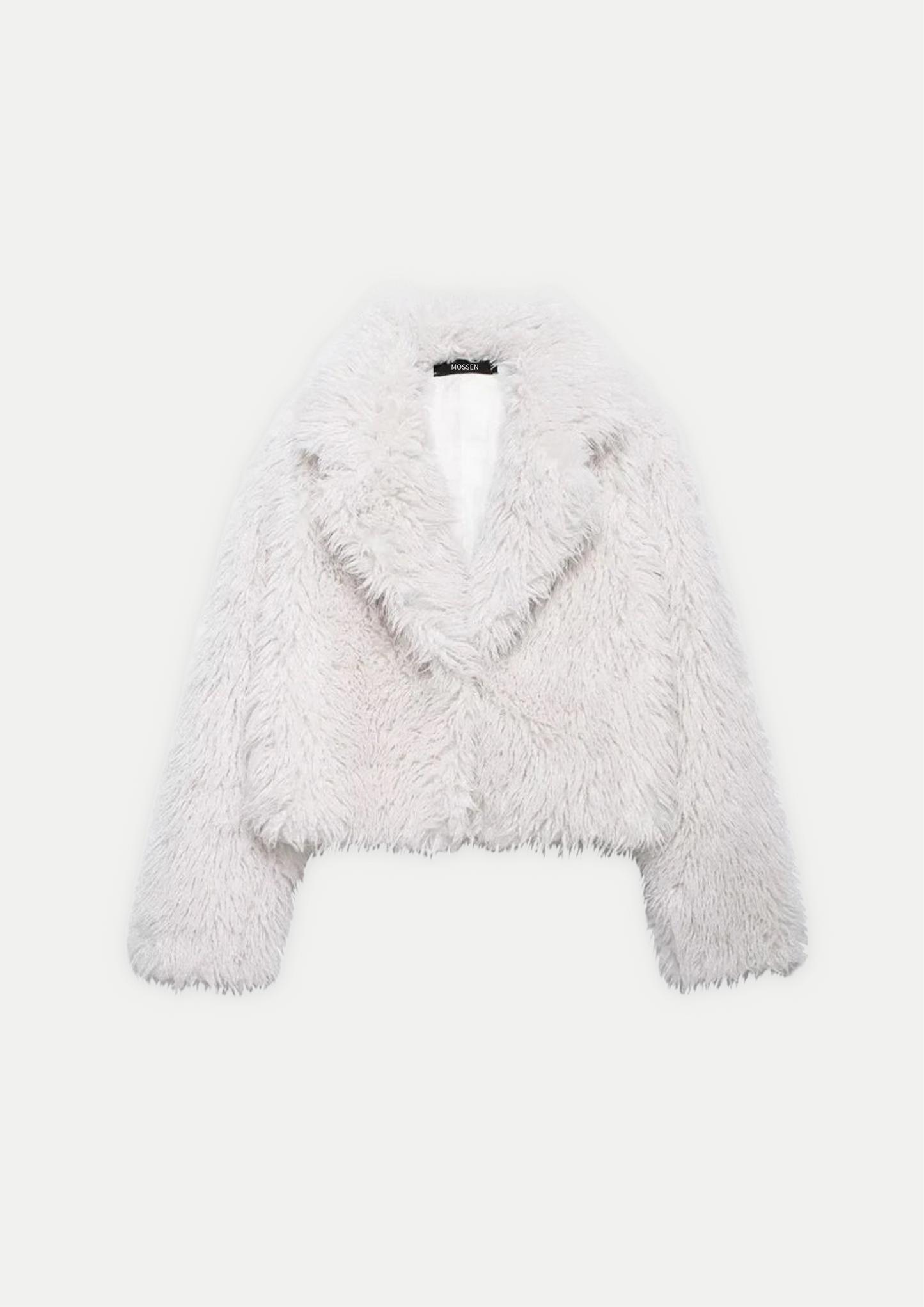 VESTE EFFET FOURRURE BROSÉE