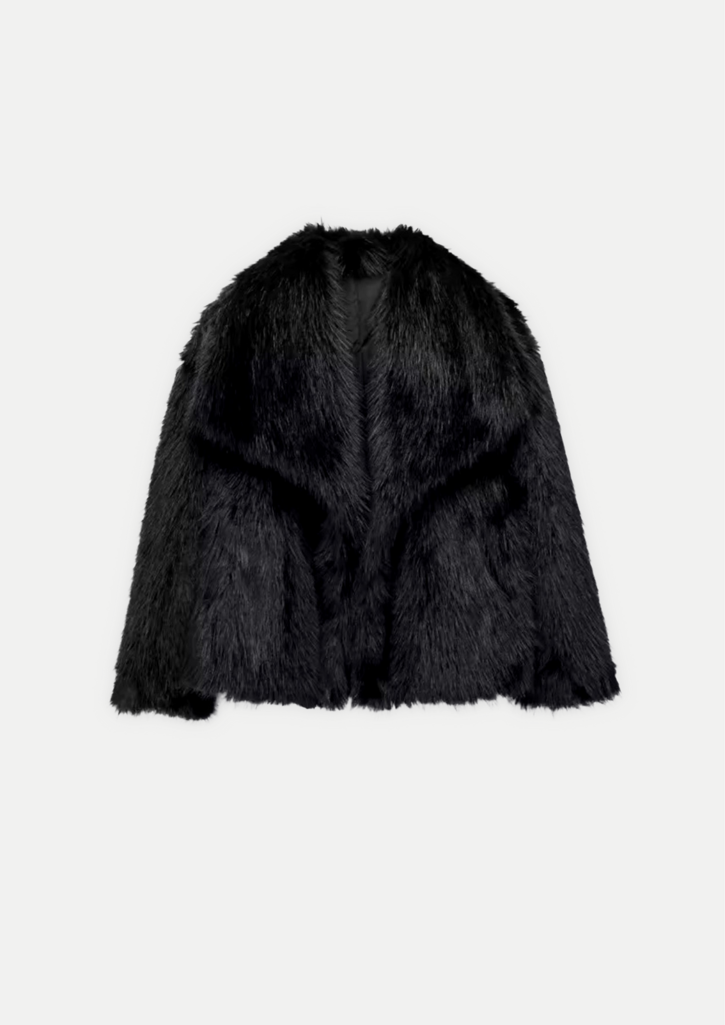 Cappotto in pelliccia sintetica