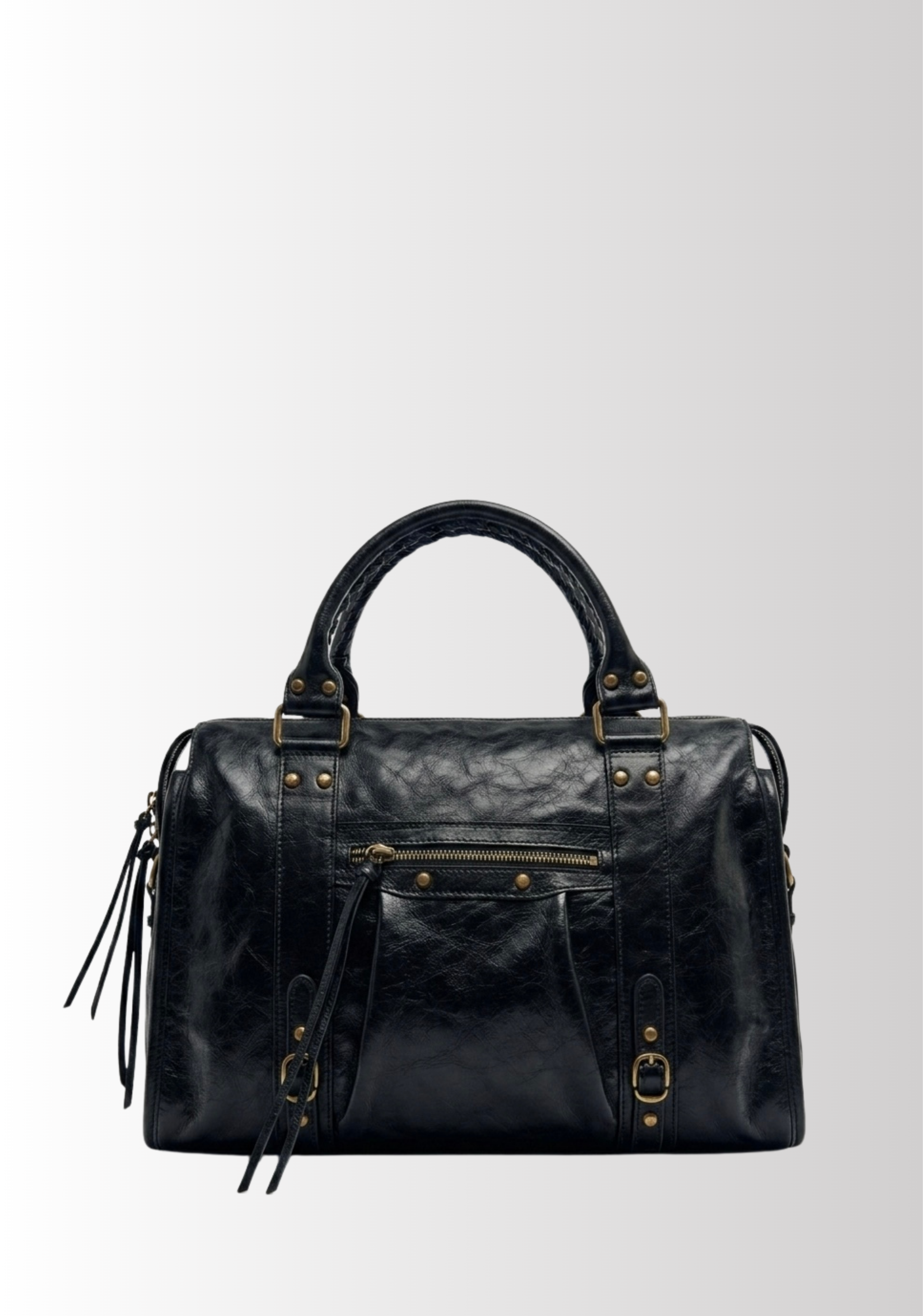 SAC À MAIN EN CUIR BROSSÉ MAISON MOSSEN