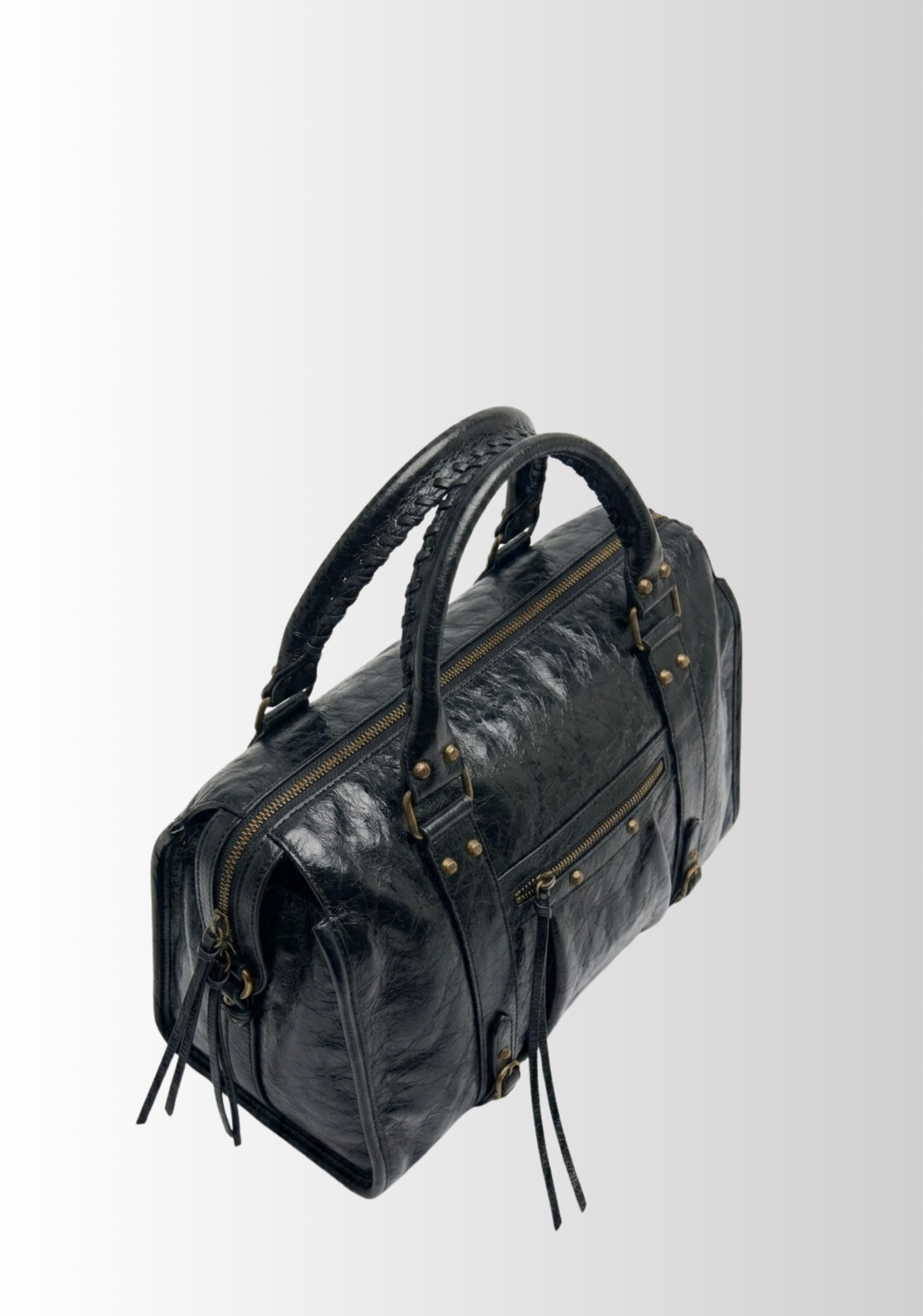 SAC À MAIN EN CUIR BROSSÉ MAISON MOSSEN