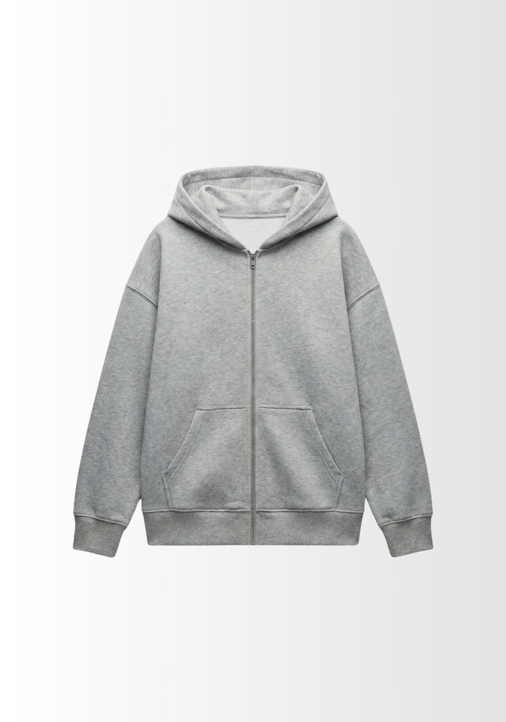 SWEAT À CAPUCHE ZIPPÉ OVERSIZE