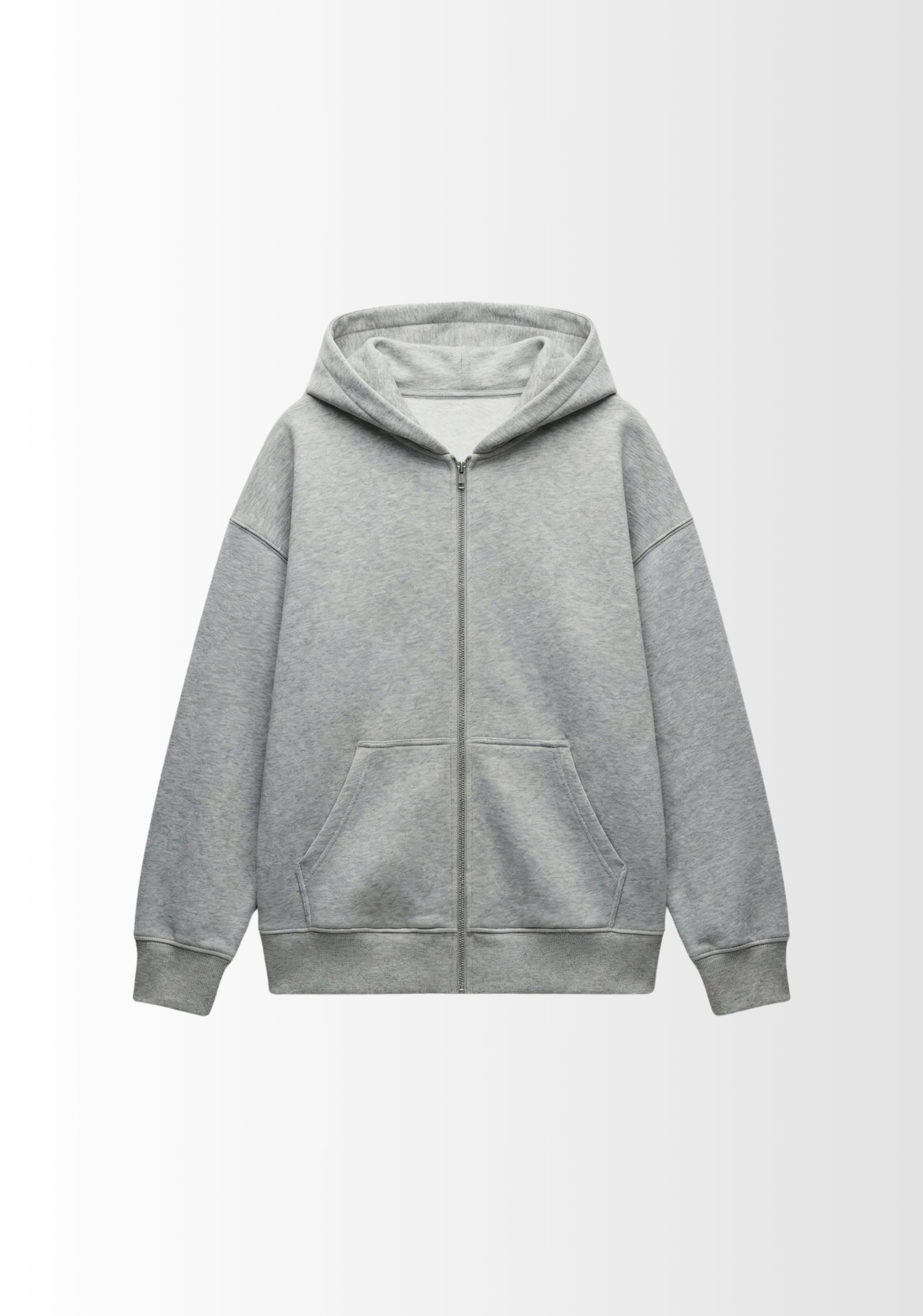 SWEAT À CAPUCHE ZIPPÉ OVERSIZE