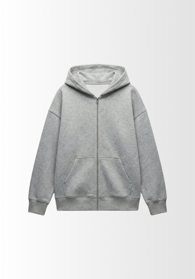 SWEAT À CAPUCHE ZIPPÉ OVERSIZE