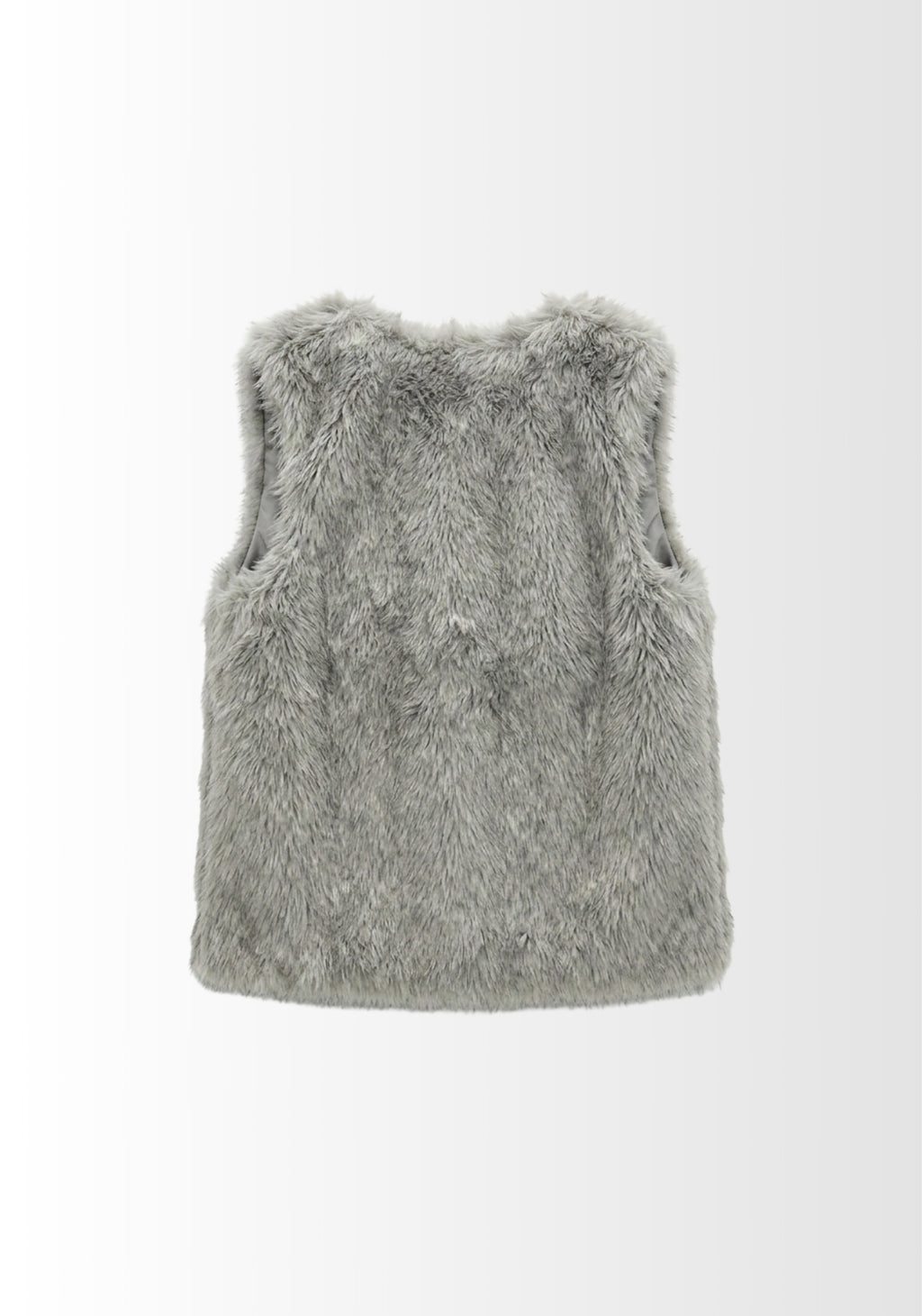 GILET SANS MANCHES EFFET FOURRURE