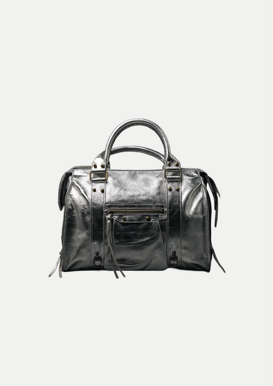 Sac à main en cuir brossé Moss Collection