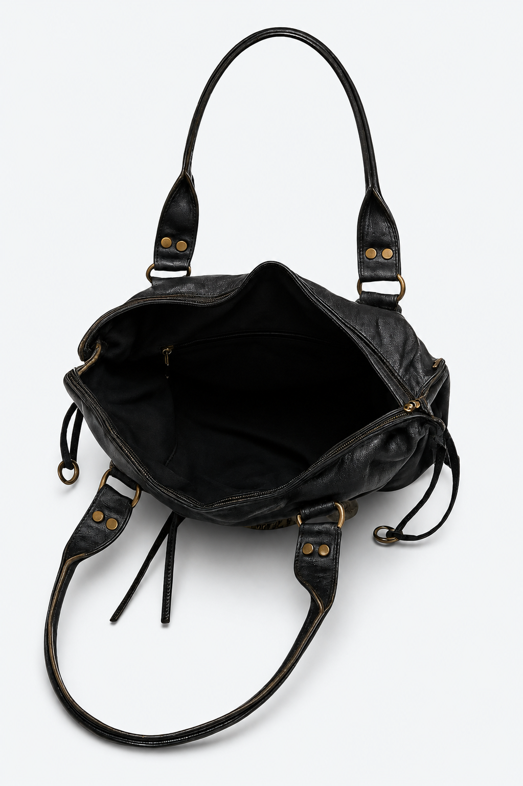 MOSSEN HOUSE FAUX LEATHER HANDBAG