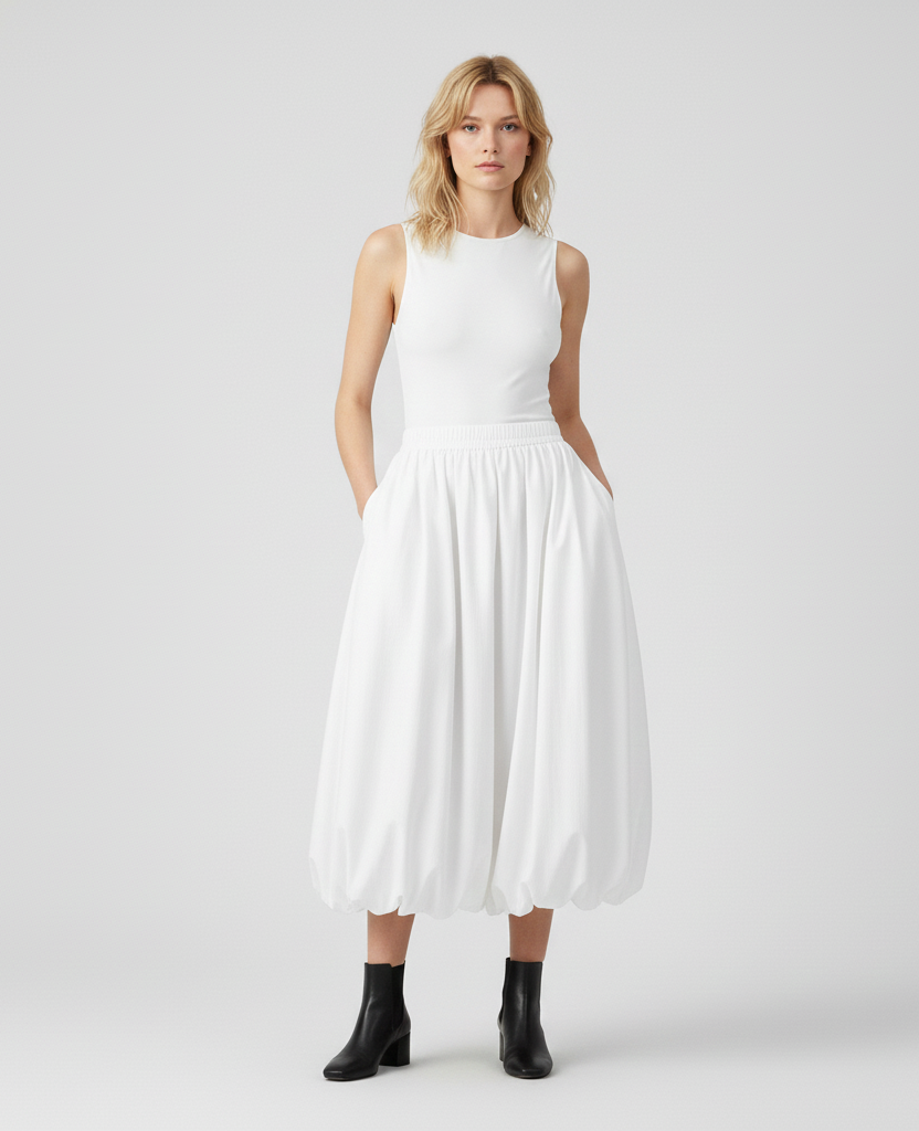 JUPE HAUTE MI LONGUE