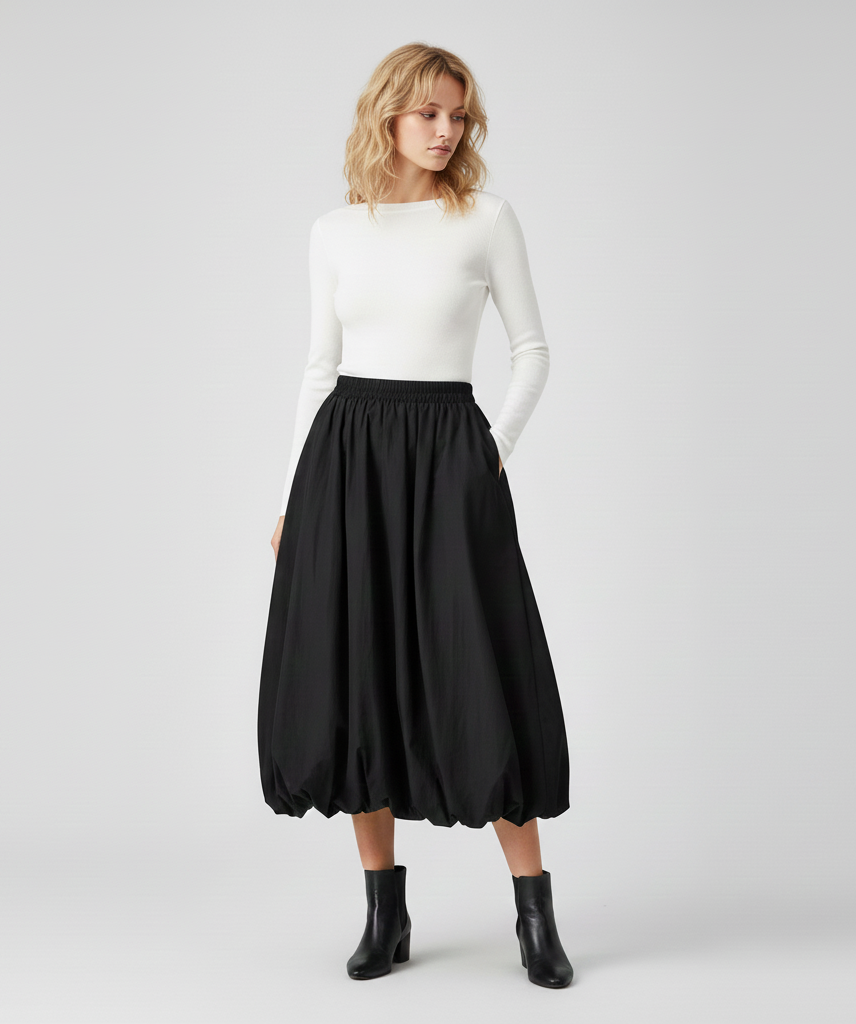 JUPE HAUTE MI LONGUE