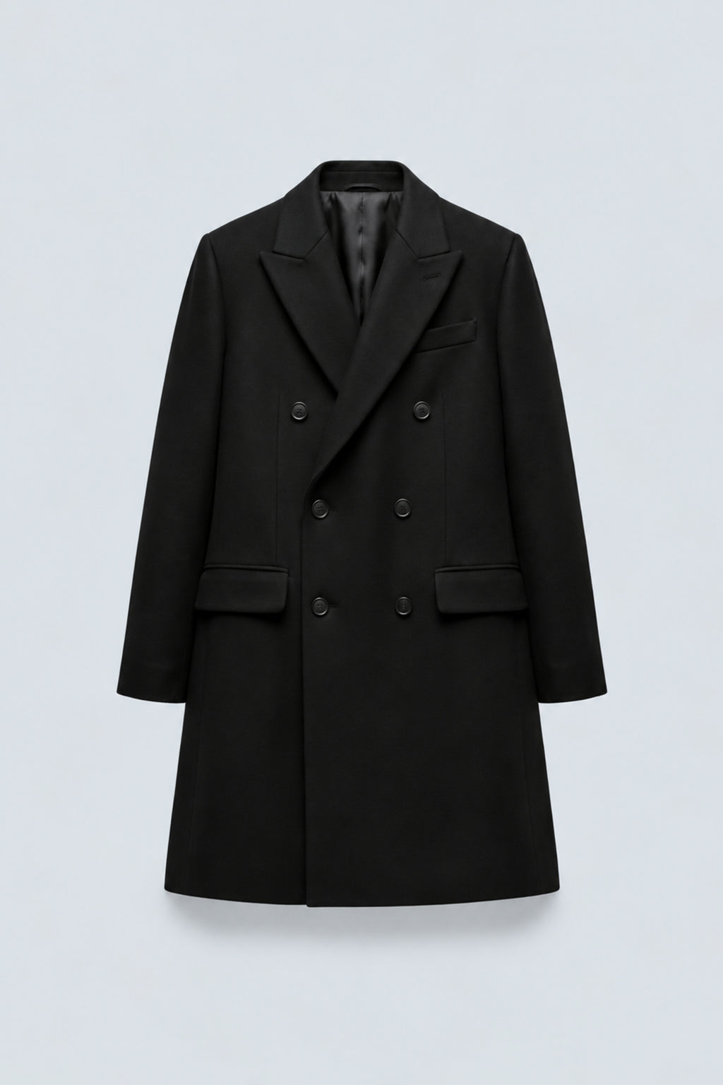 MANTEAU CROISÉ EN TISSU STRUCTURÉ