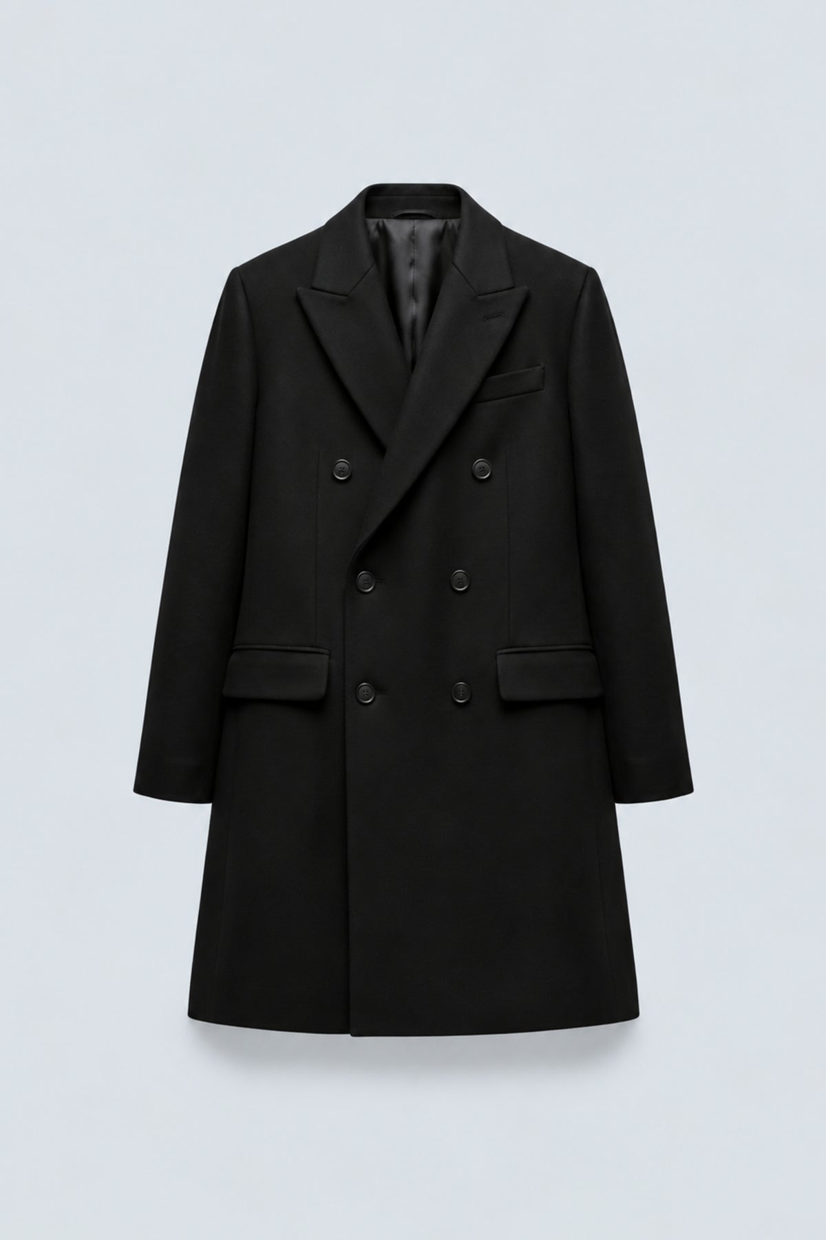 MANTEAU CROISÉ EN TISSU STRUCTURÉ