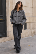 VESTE COURTE EN MAILLE