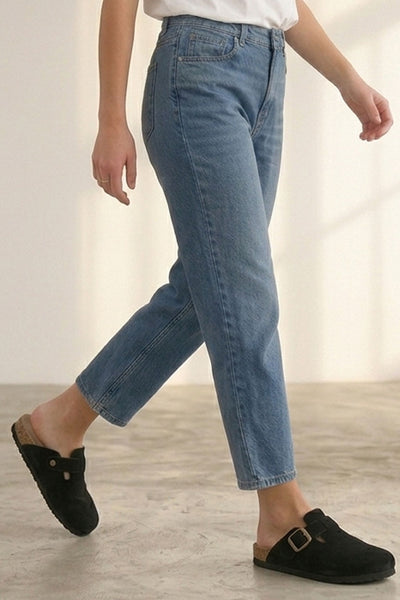 Black PU Suede Mules