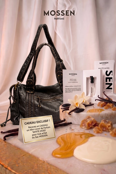 Edition Limitée - SAC MAISON MOSSEN & MINI COFFRET WHITE MOSS