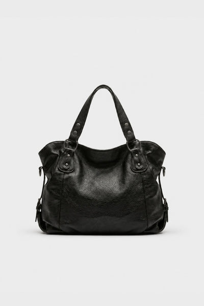 MOSSEN HOUSE FAUX LEATHER HANDBAG