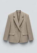 BLAZER OVERSIZE À DOUBLE BOUTONNAGE (Copie)