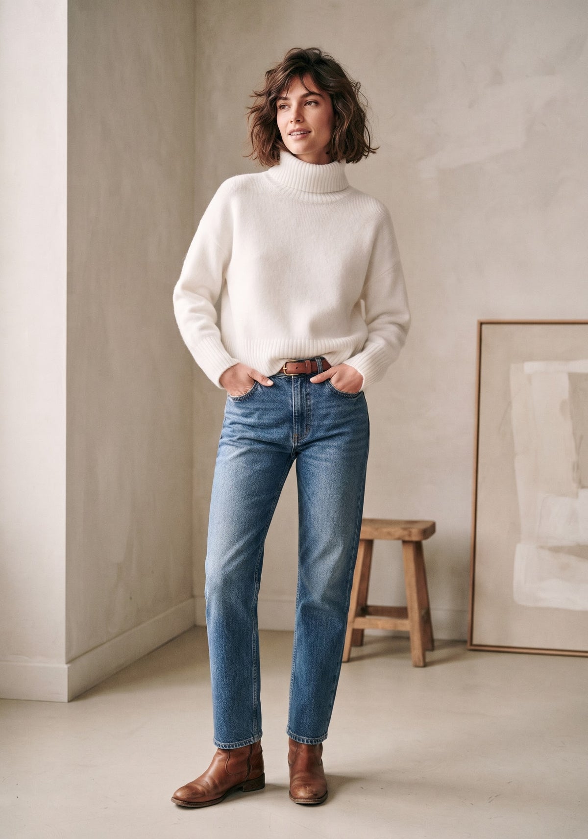 PULL COL ROULE RELAX (Copie)
