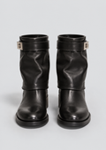BOTTINES PLATES À TIGE SOUPLE ET BOUCLE MÉTALLIQUE (Copie)