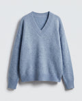 PULL EN MAILLE AVEC COL EN V